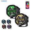 New RGB Offroad Light Bluetooth Control Multicolor LED Fog Light 4x4 ATV Truck Light